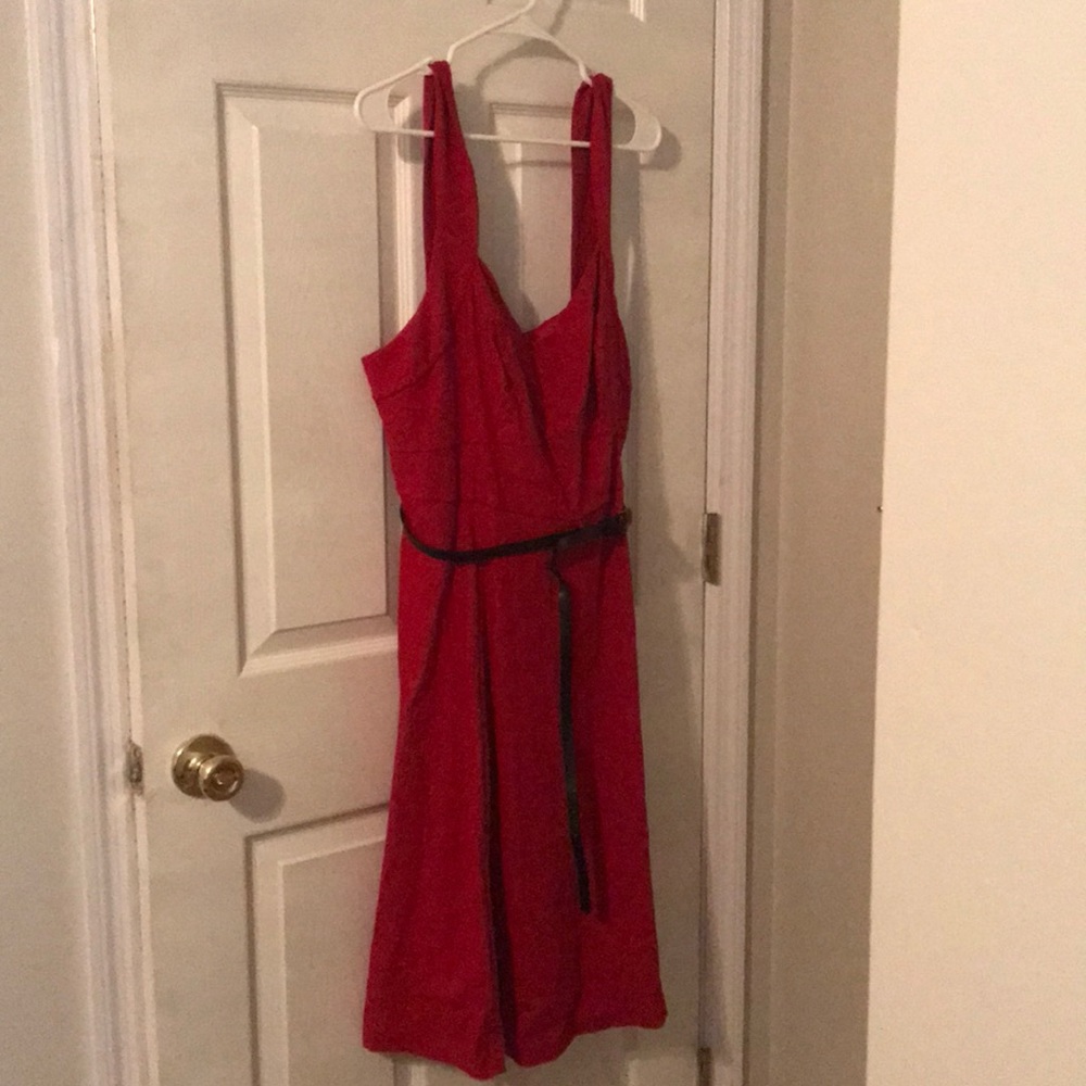Red dress